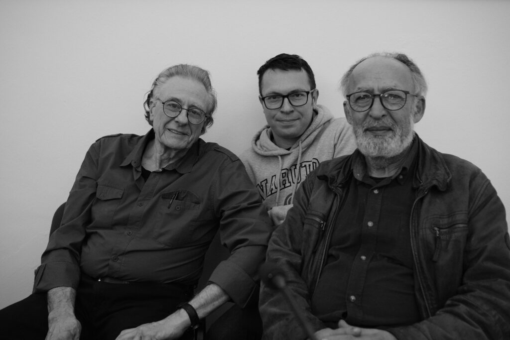 Io con Lou Dematteis e Manoocher Deghati. Foto By Greg Taig